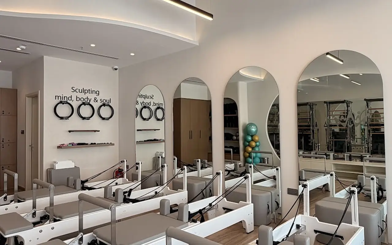 The Reformer floor at Pilates Academy Arjan