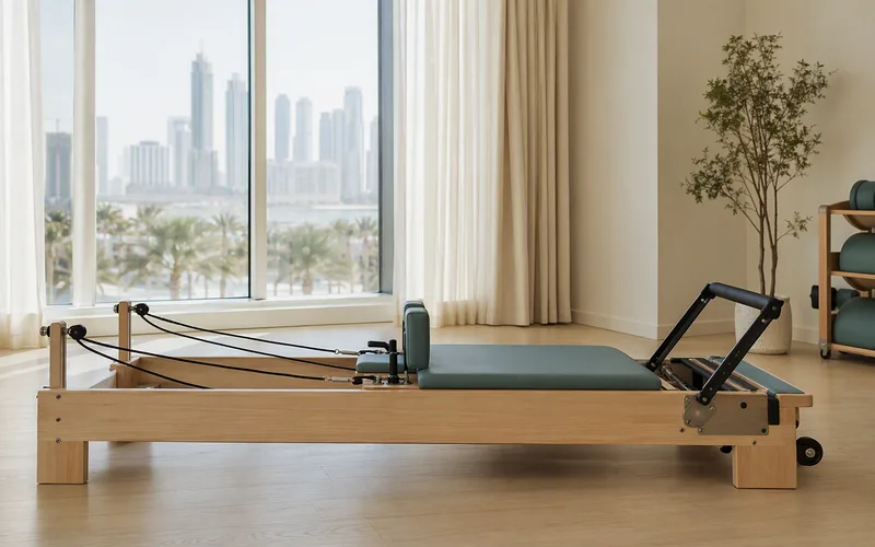 Reformer Mermaid Exercise Side Bending Form for Rib Cage Mobility