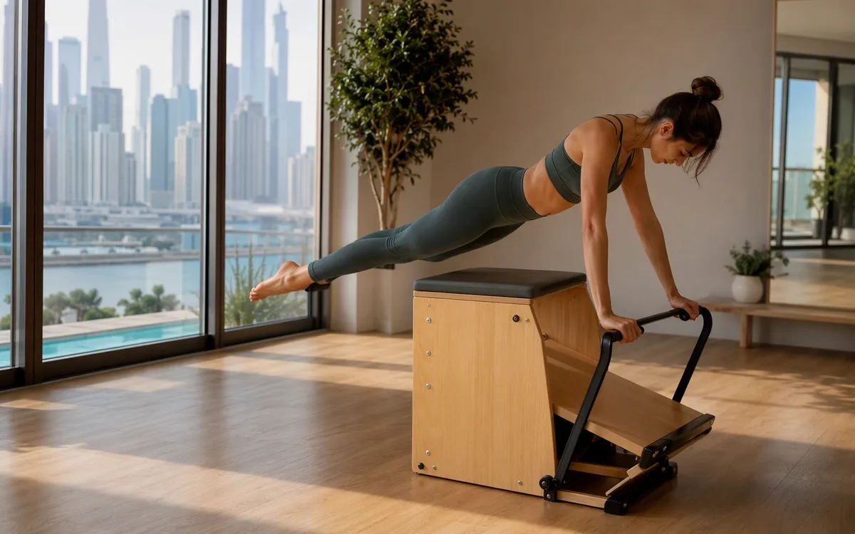 Wunda Chair Push-Up Progression: Building Leg and Arm Power