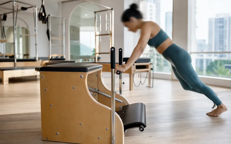 Chair Mountain Climber Progression for Dynamic Core Stability