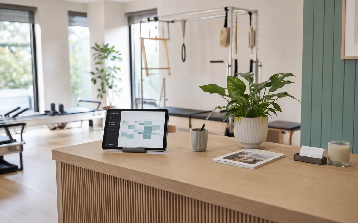 First-Time Booking Process Using Glofox for Pilates Academy Arjan New Clients