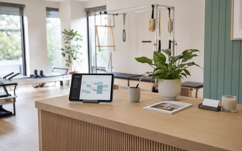 First-Time Booking Process Using Glofox for Pilates Academy Arjan New Clients