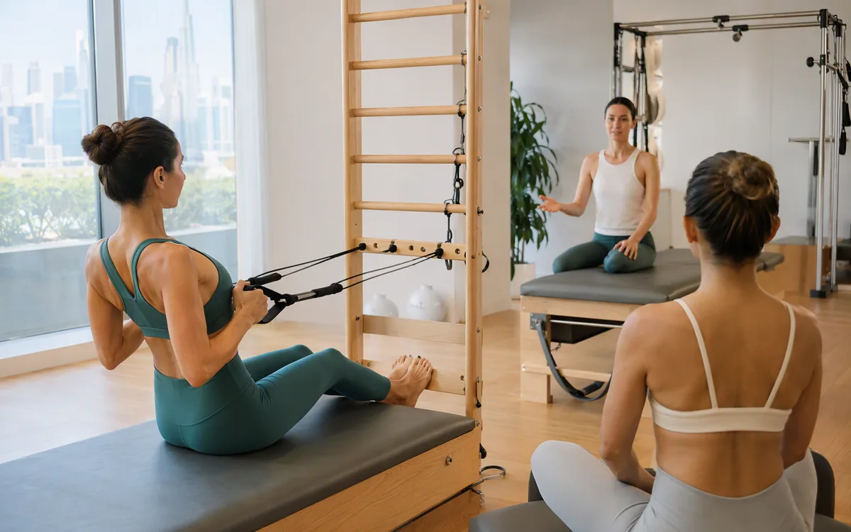 Fuse Ladder Rowing Series Form for Back Muscle Engagement