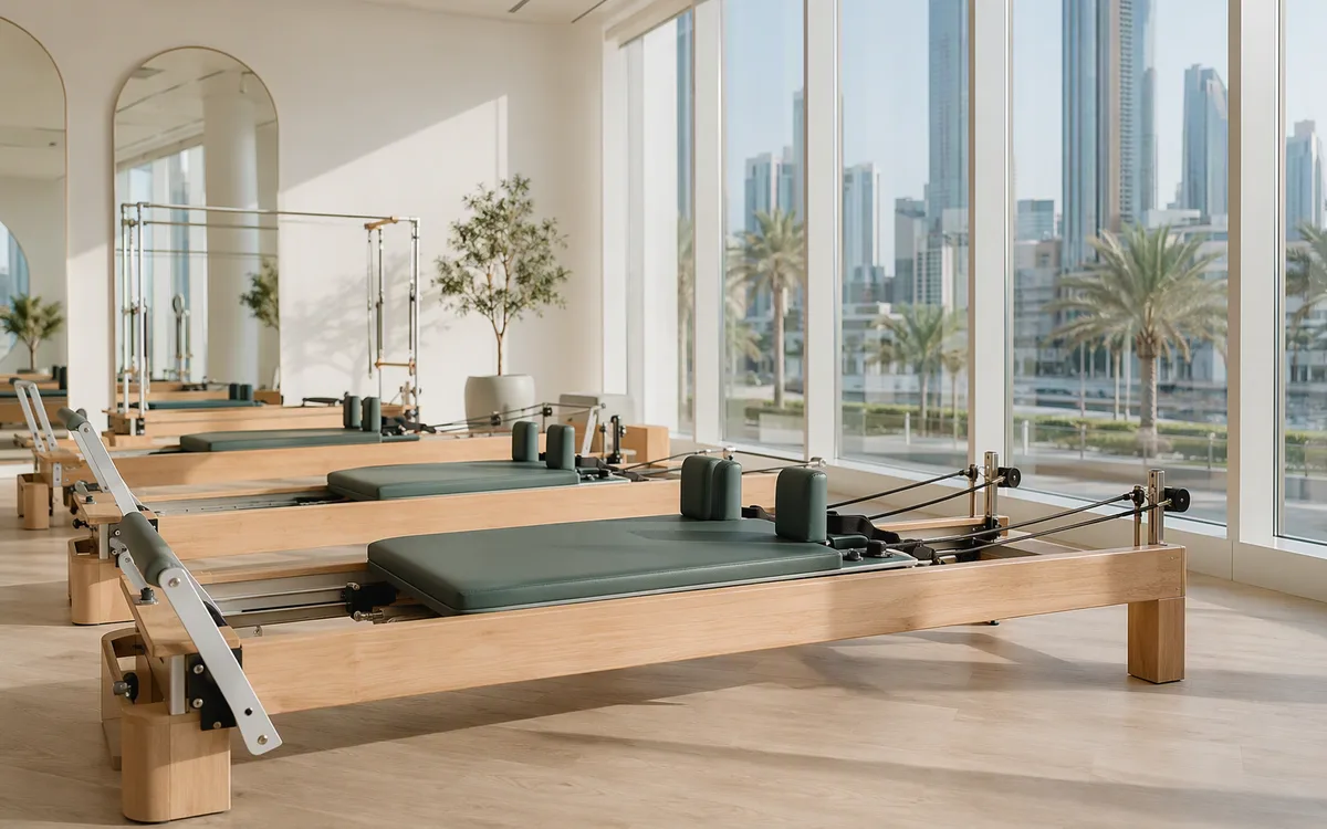 Reformer Coordination Exercise Integrating Upper Lower Body Breath Cues