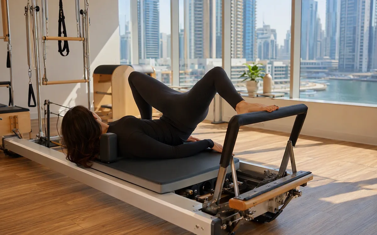 Reformer Frog Variation Technique for Hamstring and Inner Thigh Coordination