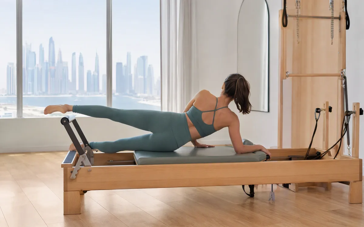 Reformer Side-Lying Leg Series Technique for Inner Thigh Alignment