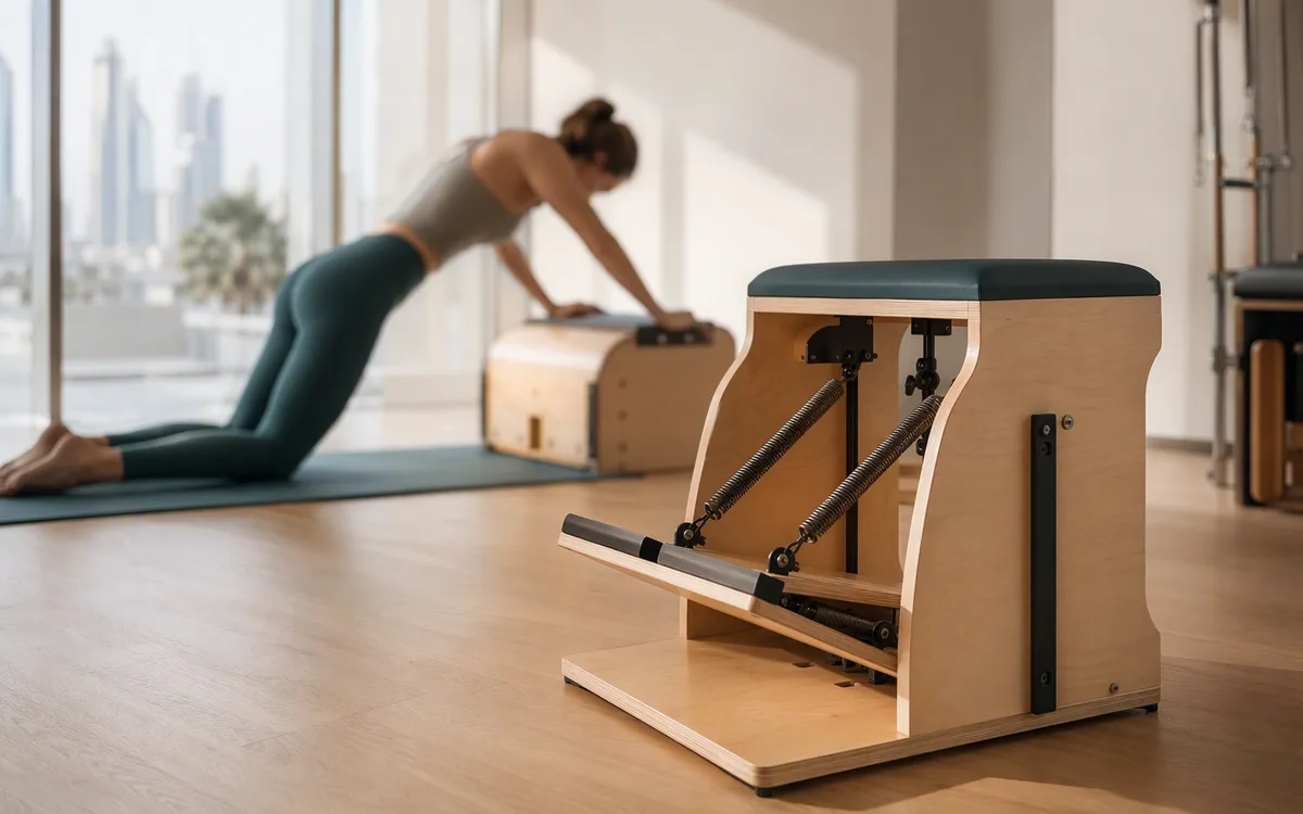 Wunda Chair Push-Up Progression for Upper Body Strength